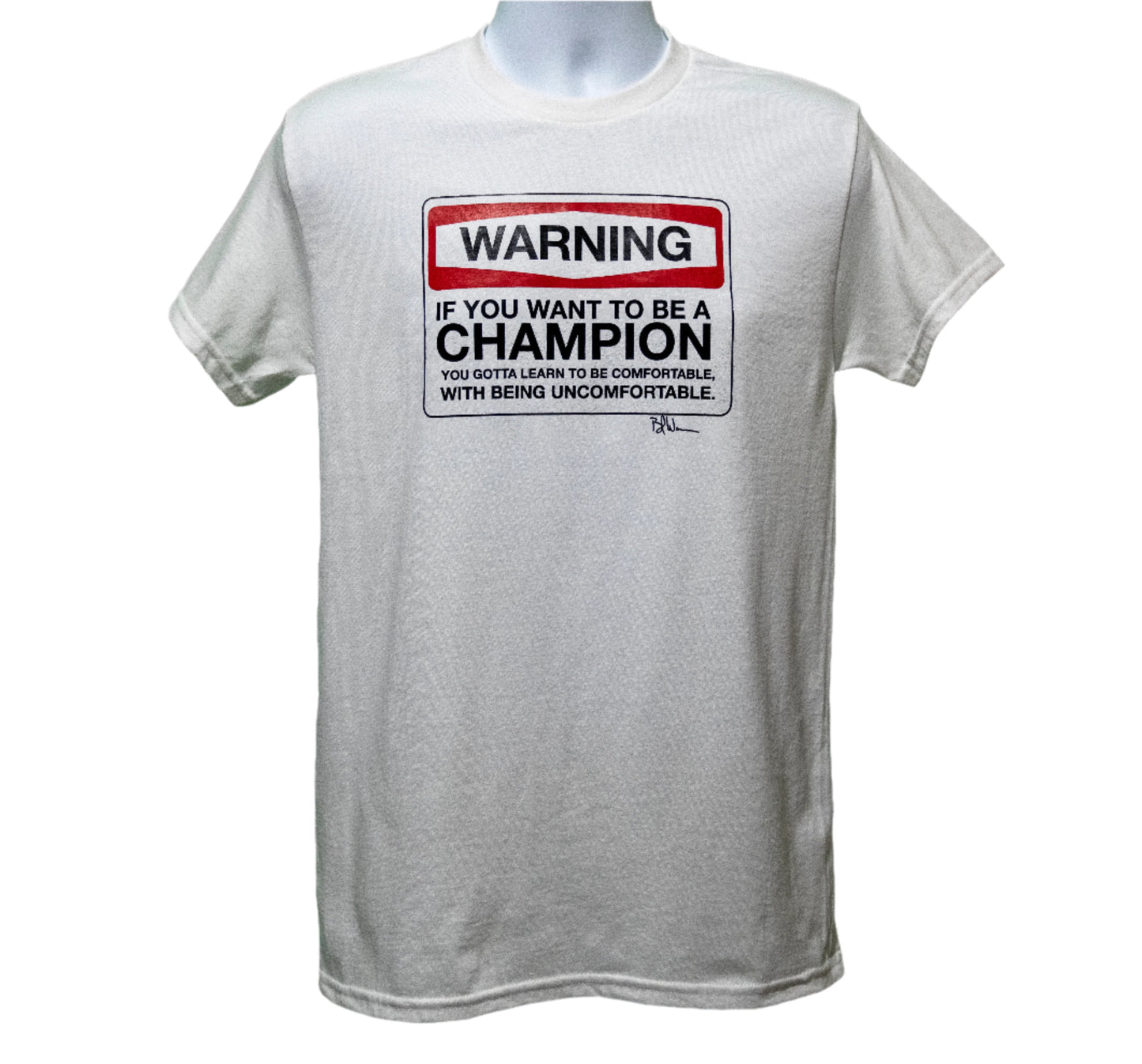 Branch Warren - WARNING: If you want to be a champion - White